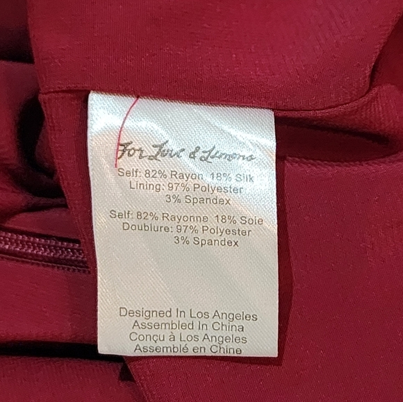 FOR LOVE AND LEMONS red velvet mini skirt, size XS - Picture 7 of 7